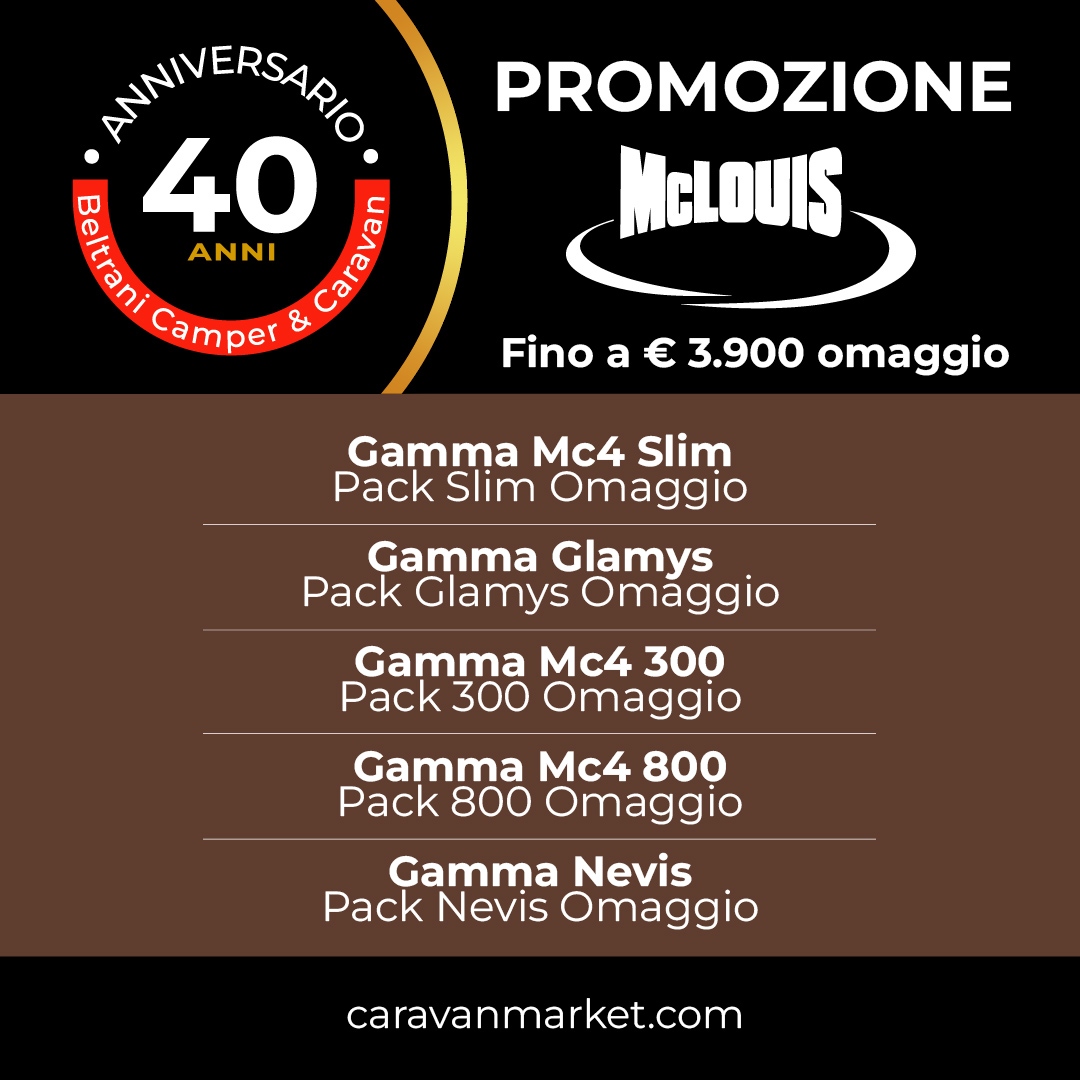 Promozione McLouis - Fino a €3.900 omaggio