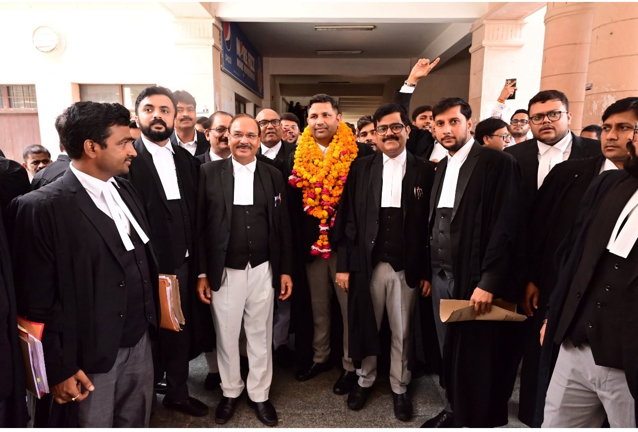 Rahul Kumar Singh - Award-winning advocate celebrating legal victory