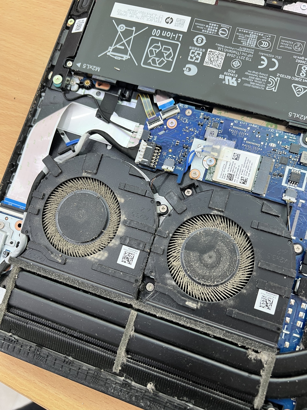 Laptop before repair