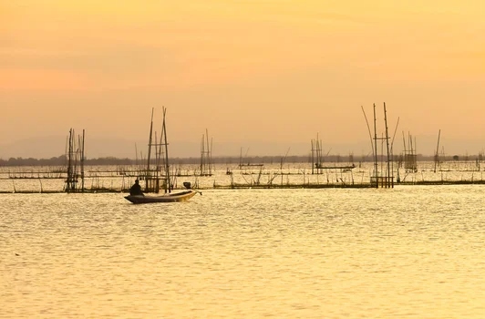 Golden hour on the water